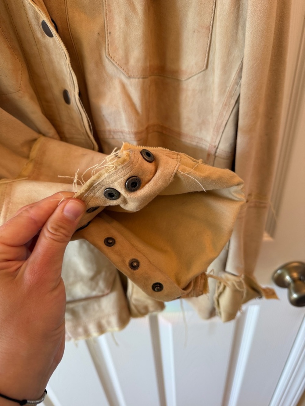 Jakett…etc. Meryl Waxed Suede Jacket Chamois leather jacket - Picture 4 of 17